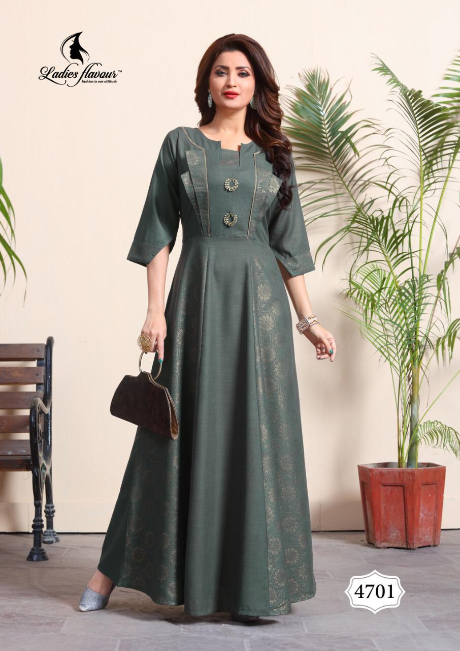 Ladies Flower Launch Miss World 3 Catalogue In Gown Style