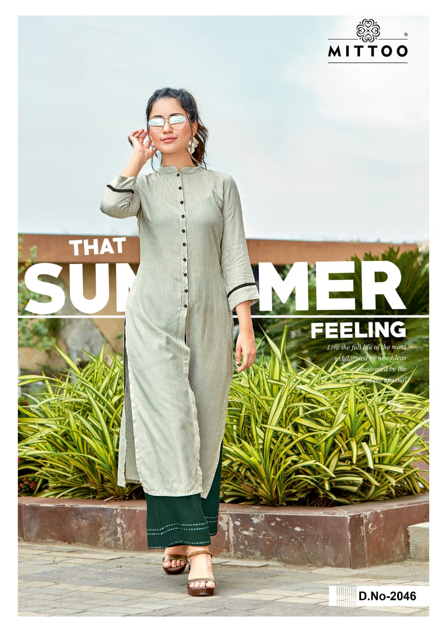 Mittoo  Panghat Vol 7 Designer Kurtis With Plazzo Collection