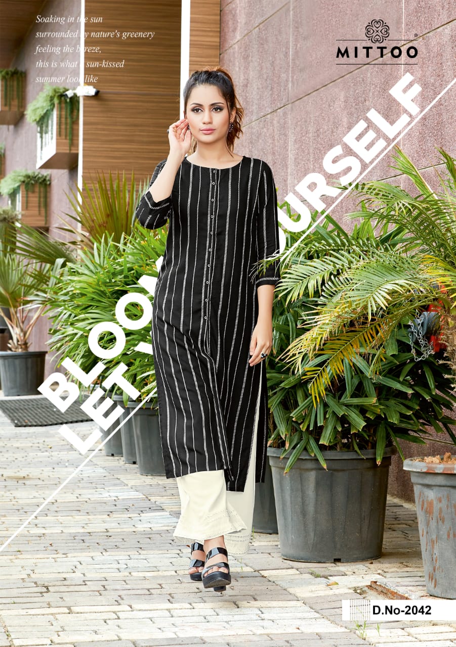Mittoo  Panghat Vol 7 Designer Kurtis With Plazzo Collection