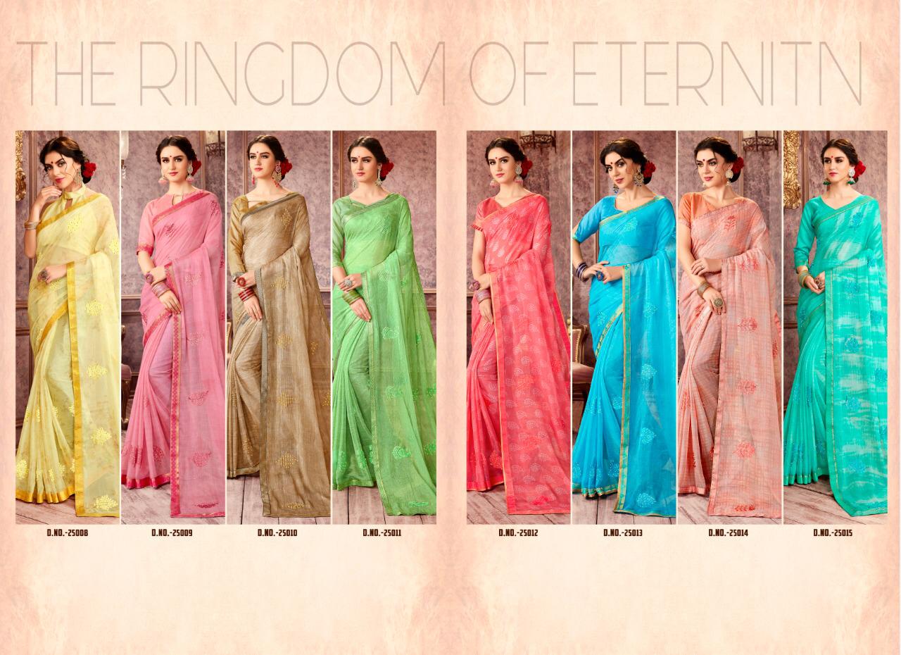 Saroj Present Julie Vol 6 Heavy Designer Sarees Catalogue