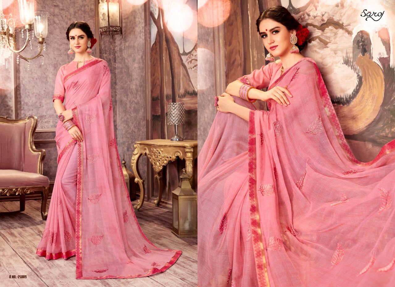 Saroj Present Julie Vol 6 Heavy Designer Sarees Catalogue
