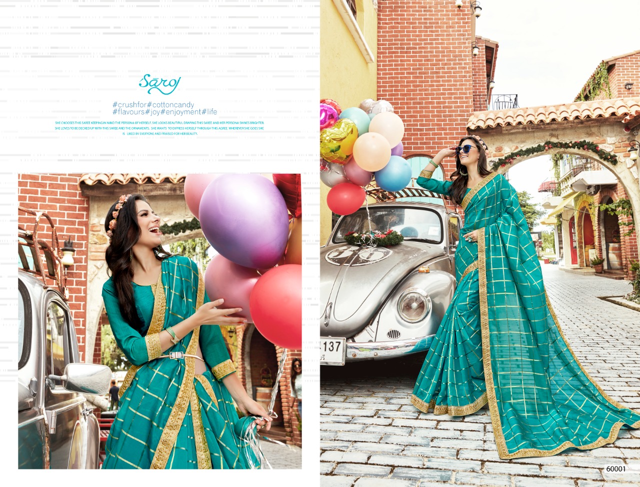 Saroj Present Neerja Party Wear Sarees Catalogue