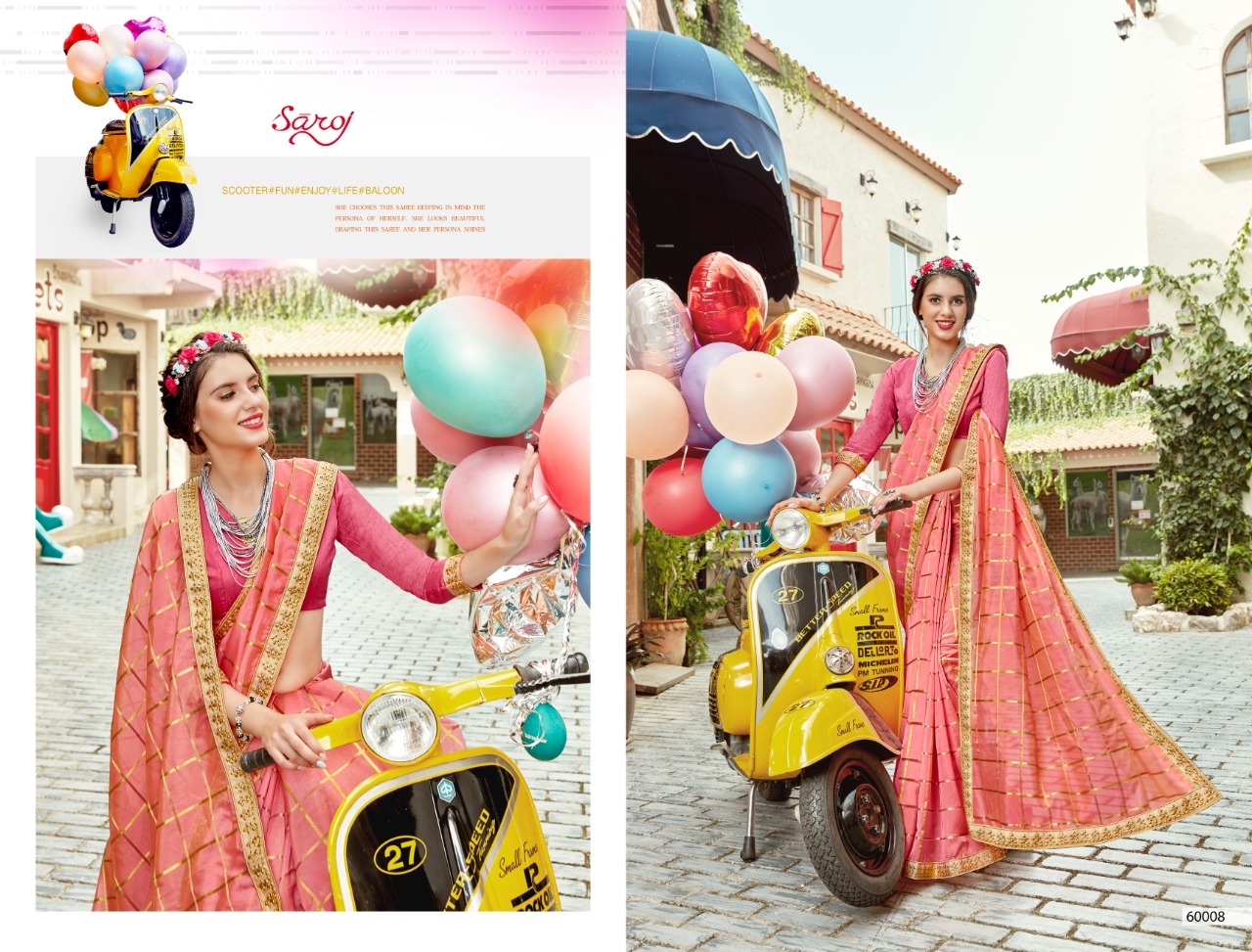 Saroj Present Neerja Party Wear Sarees Catalogue