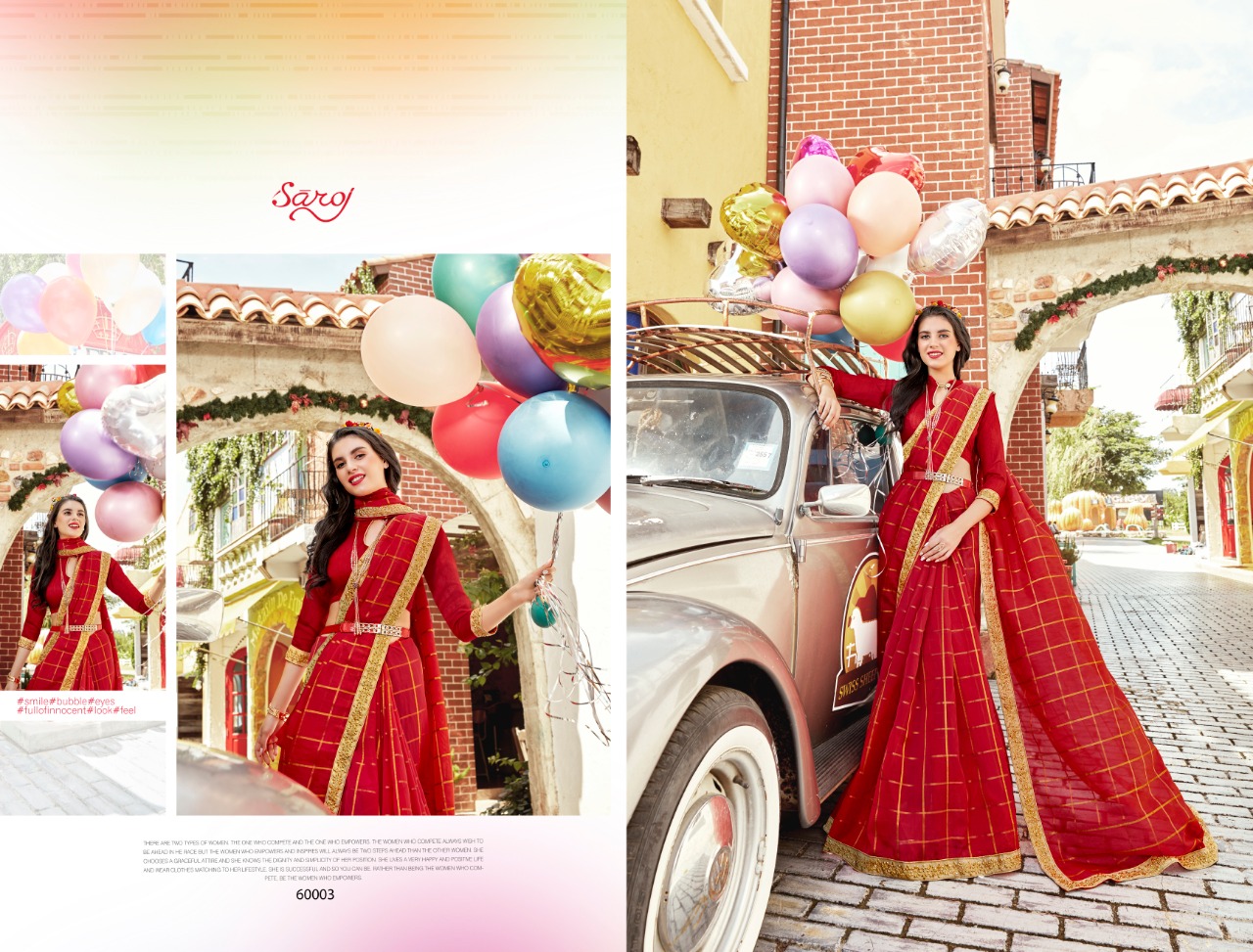 Saroj Present Neerja Party Wear Sarees Catalogue
