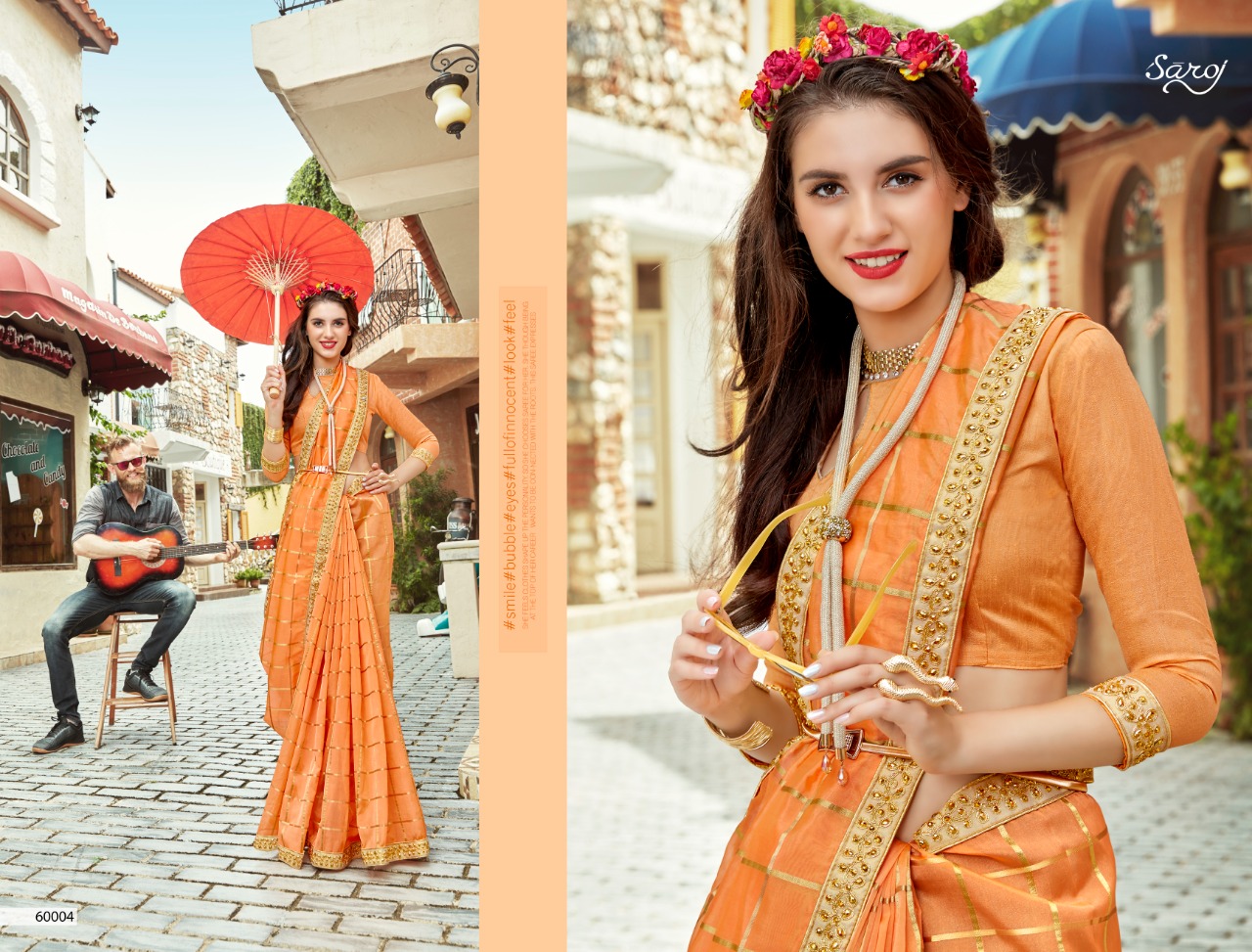 Saroj Present Neerja Party Wear Sarees Catalogue