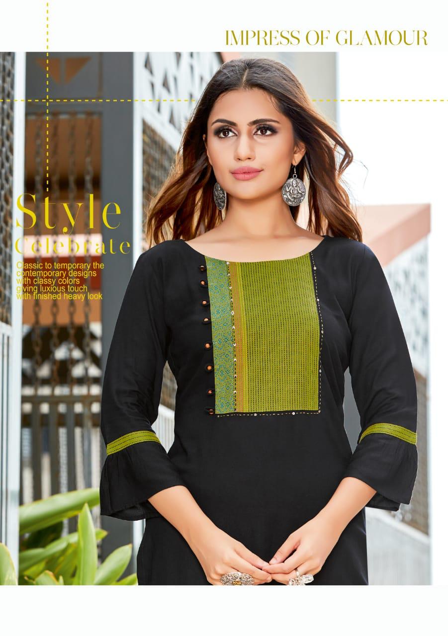 Wooglee Fashion  Present Celebration Kurtis With Plazzo Collection