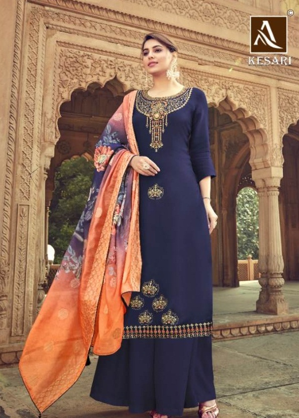 Alok Present Kesari Vol 2 Designer Dress Material Collection.