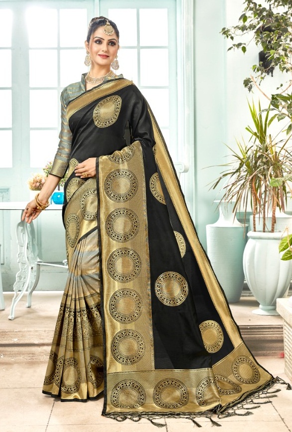 Ynf Present Angari Silk Sarees Catalogue