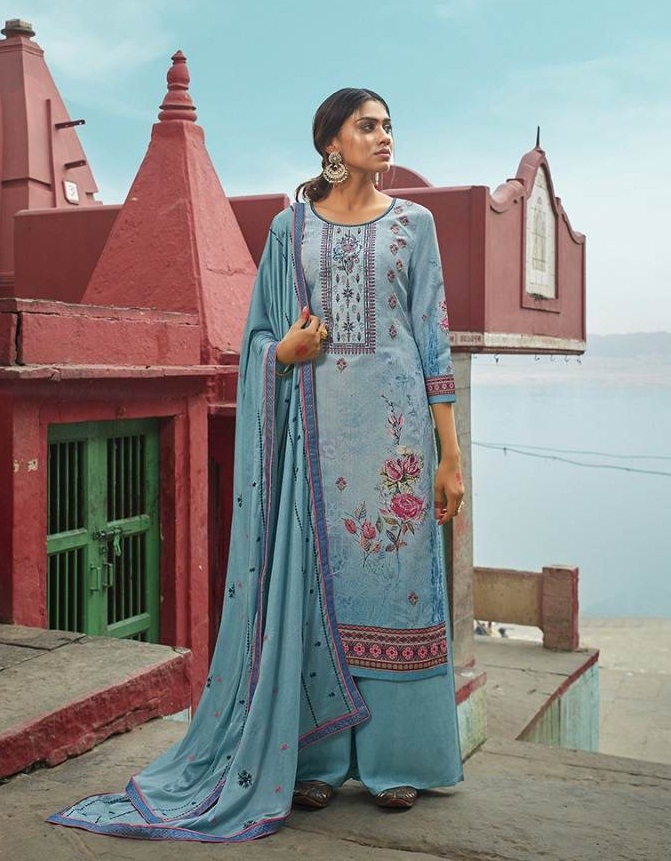 Kalarang Present Crystal Digital Printed Dress Material
