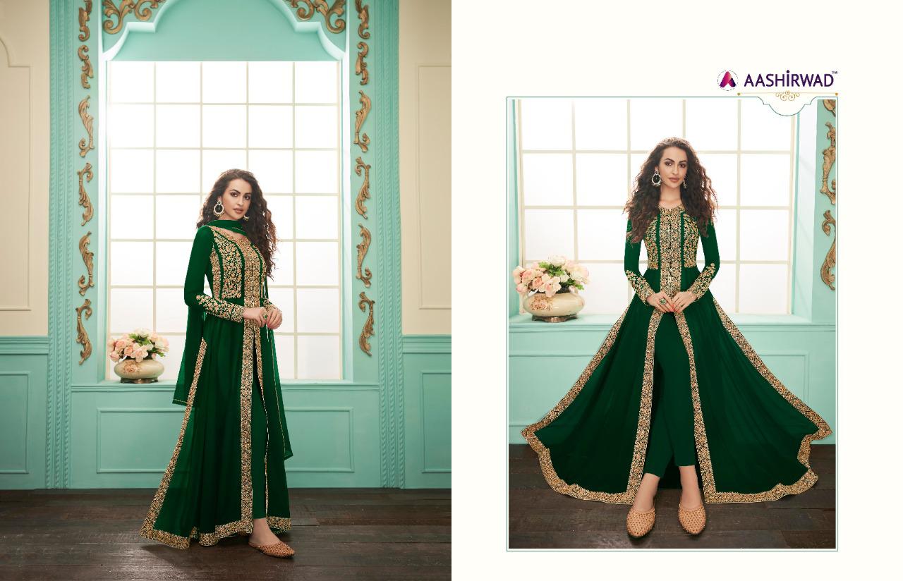 Aashirwad Present Almirah Vol 7 Salwar Suits Collection.