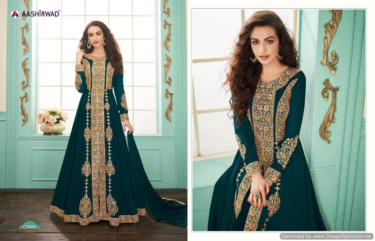 Aashirwad Present Almirah Vol 7 Salwar Suits Collection.