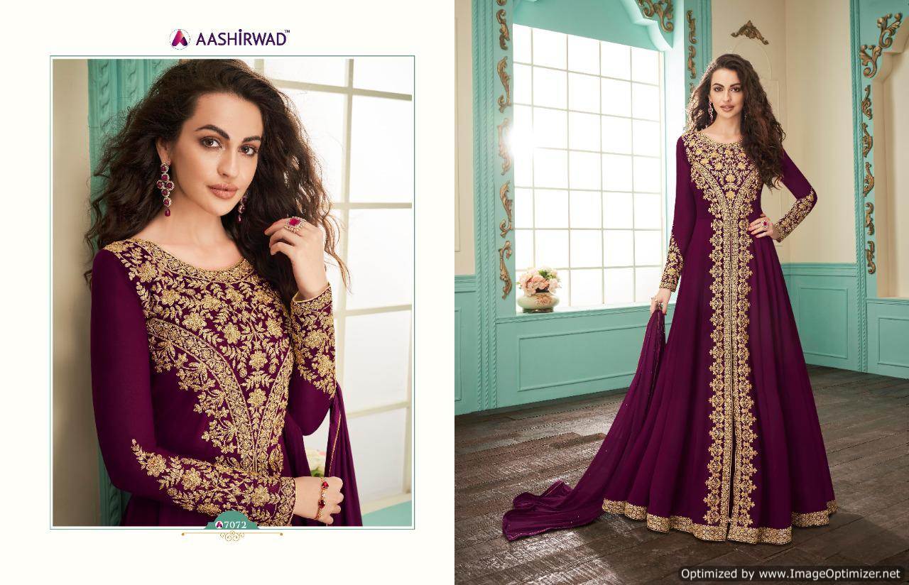 Aashirwad Present Almirah Vol 7 Salwar Suits Collection.