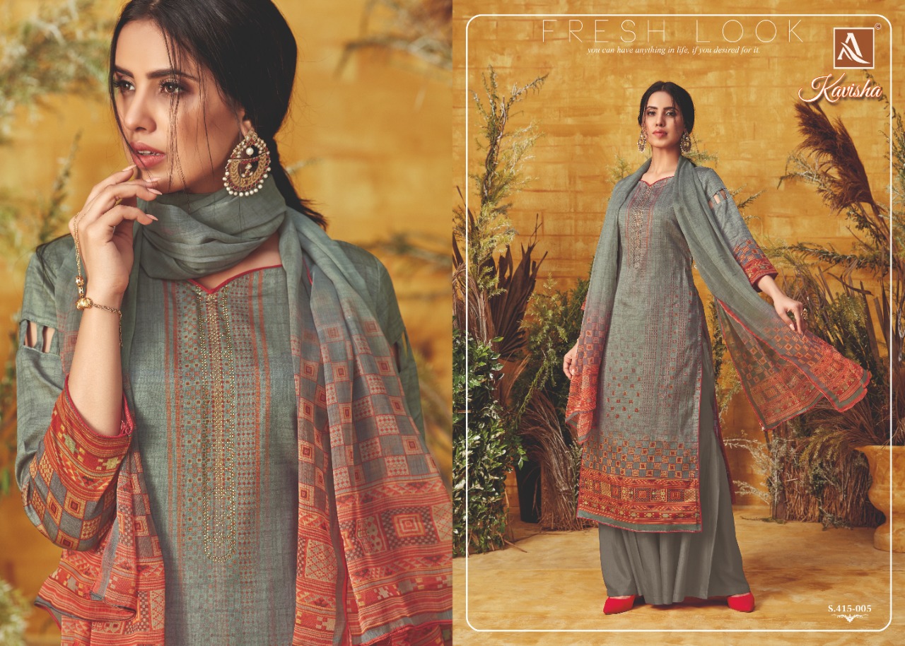 Alok Present Kavisha Dress Material Catalogue