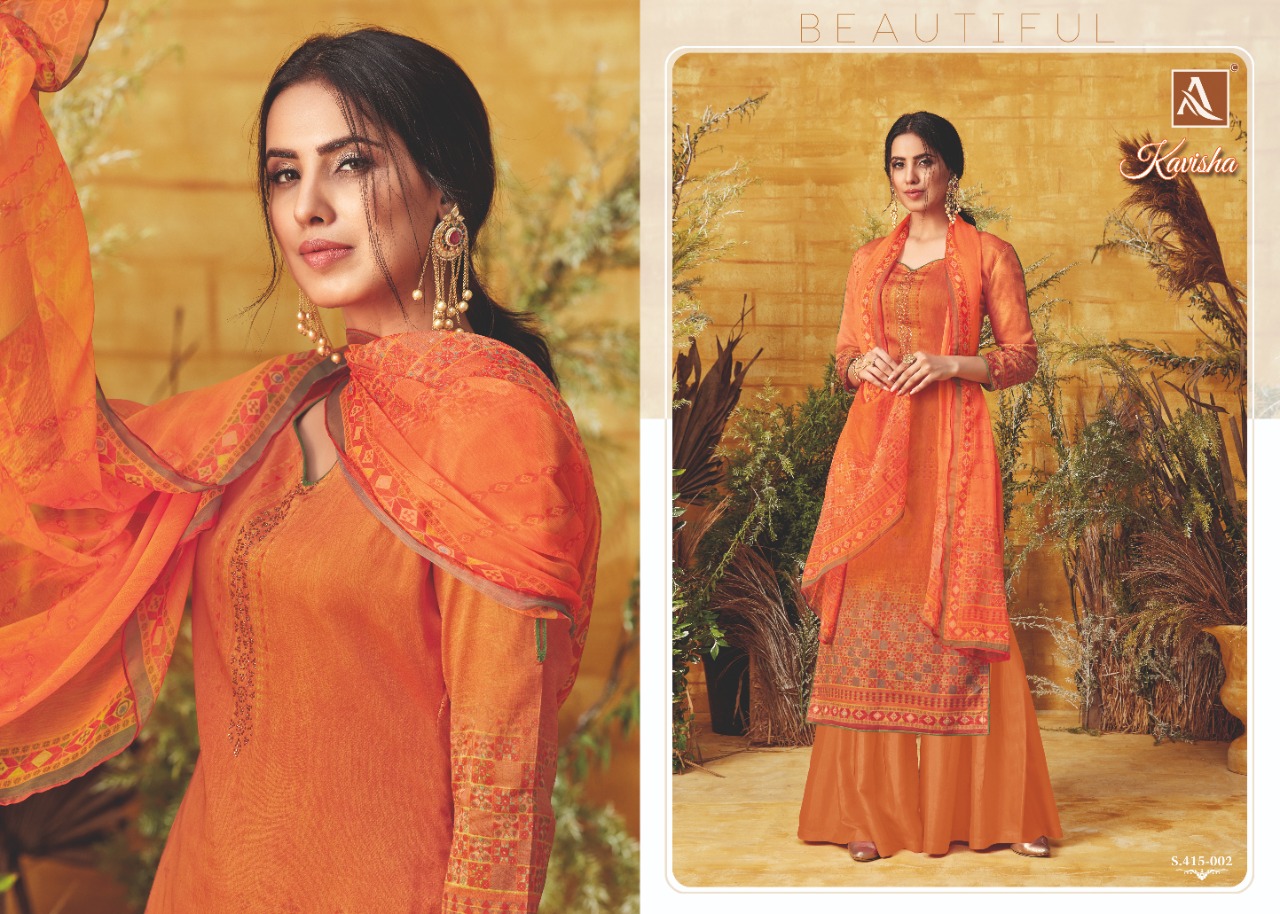 Alok Present Kavisha Dress Material Catalogue