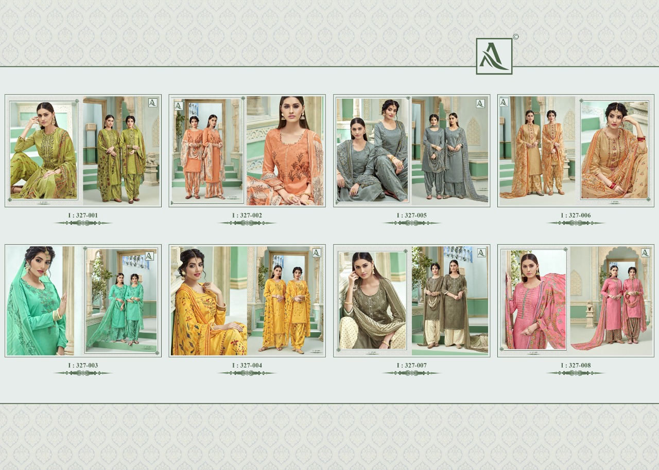 Alok Present Nazpreet Dress Material Catalogue