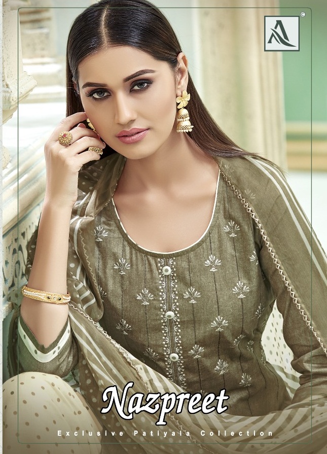Alok Present Nazpreet Dress Material Catalogue