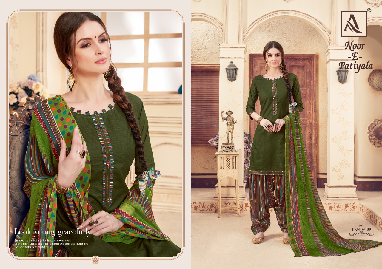 Alok Present Noor E Patiyala Dress Material Catalogue