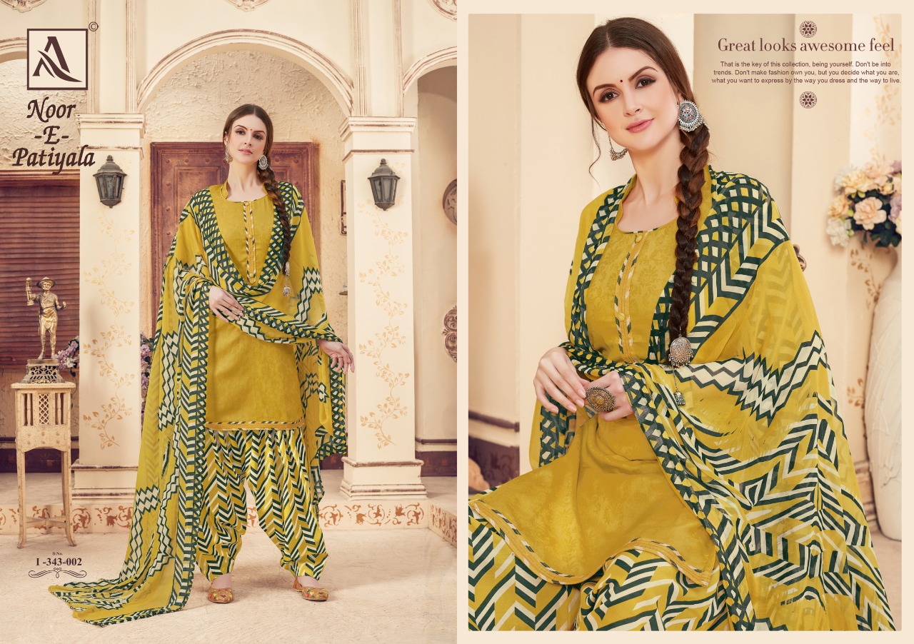 Alok Present Noor E Patiyala Dress Material Catalogue
