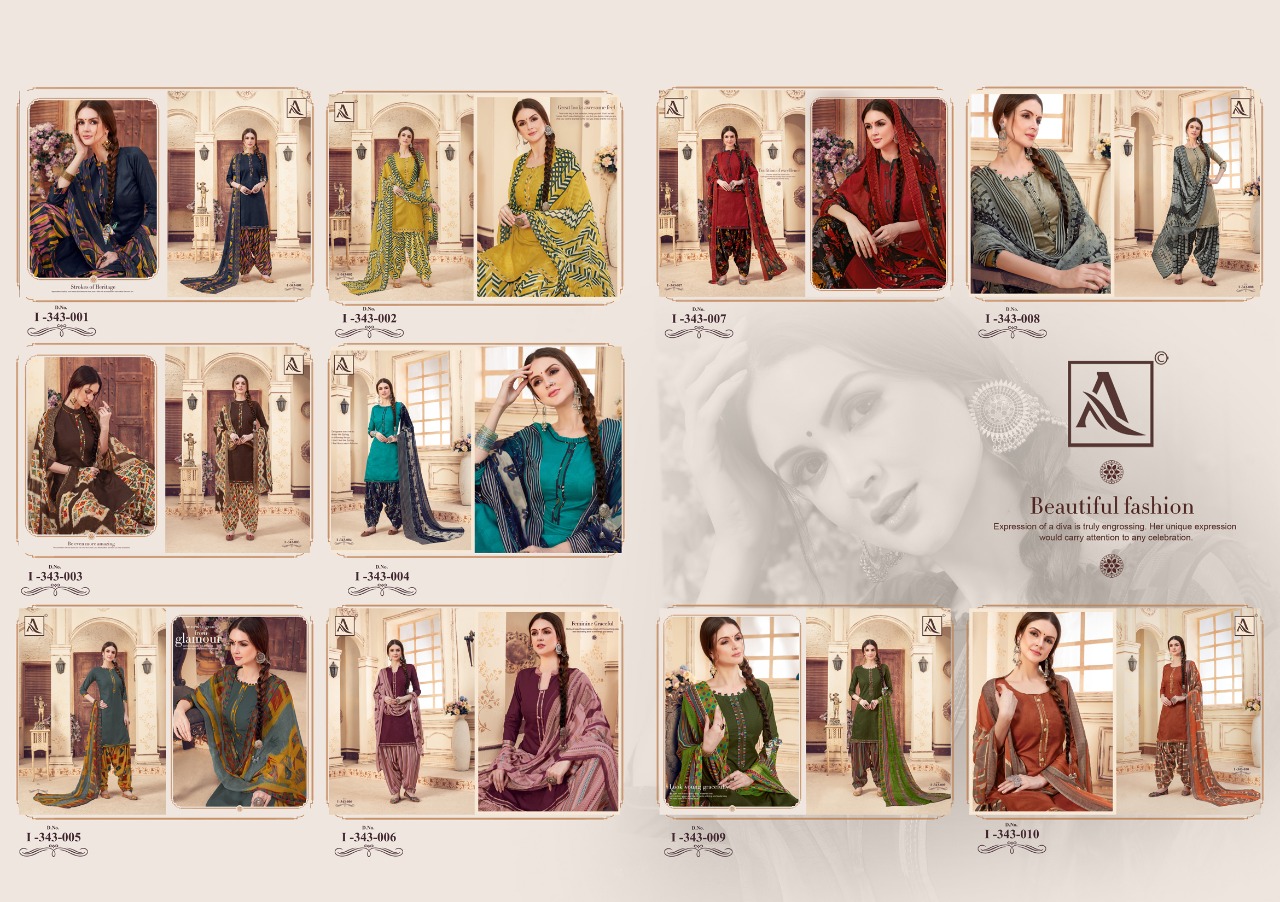 Alok Present Noor E Patiyala Dress Material Catalogue
