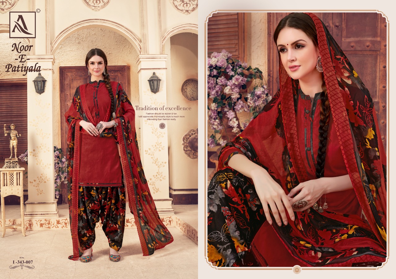 Alok Present Noor E Patiyala Dress Material Catalogue