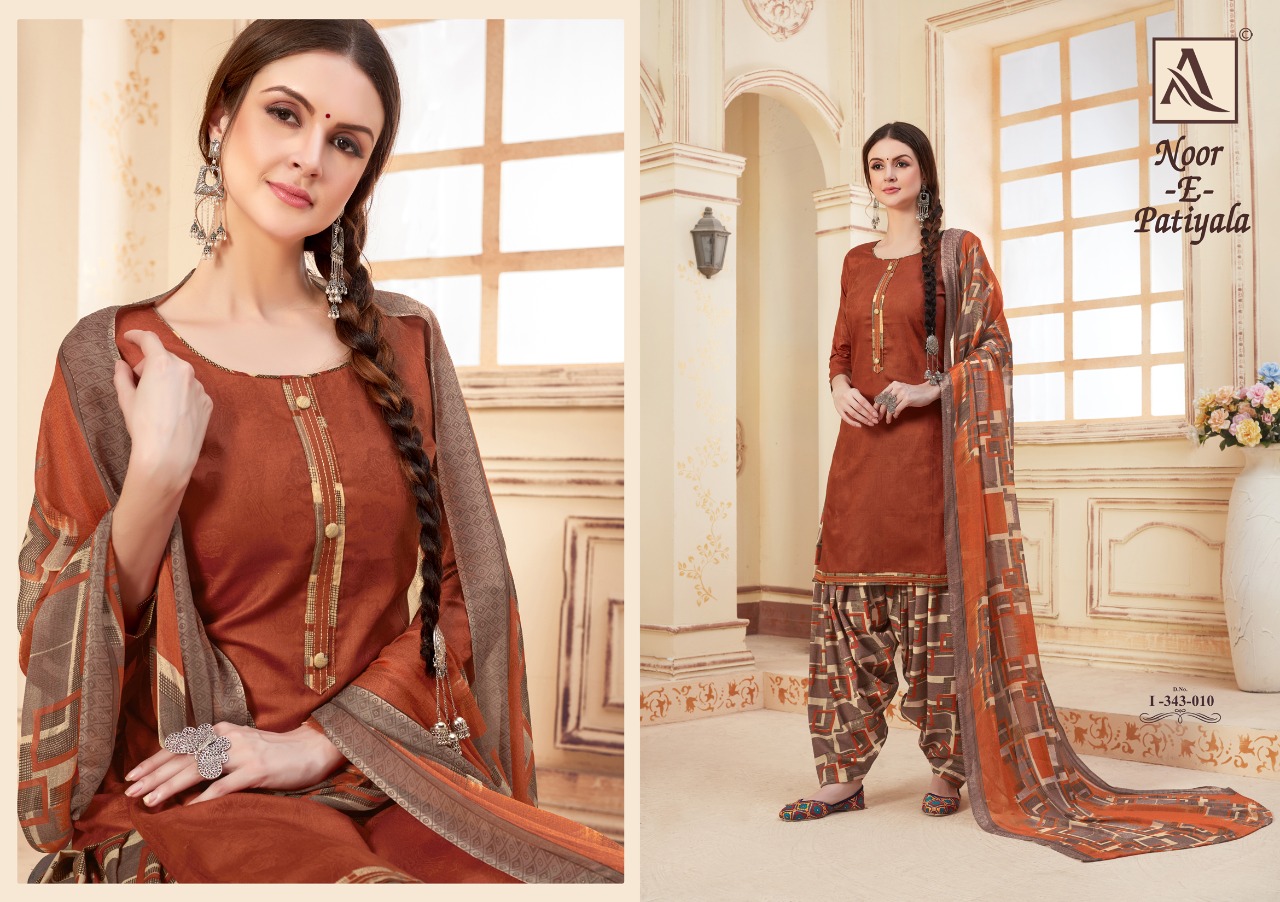 Alok Present Noor E Patiyala Dress Material Catalogue