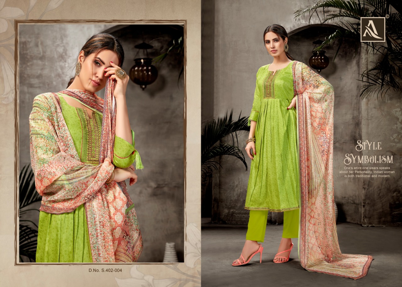 Alok Present Olivia Dress Material Collection.