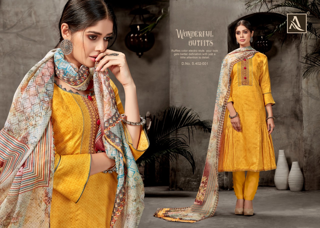 Alok Present Olivia Dress Material Collection.