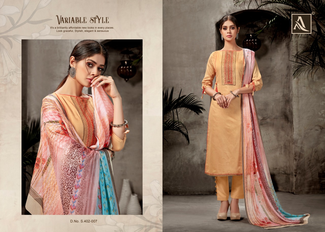 Alok Present Olivia Dress Material Collection.