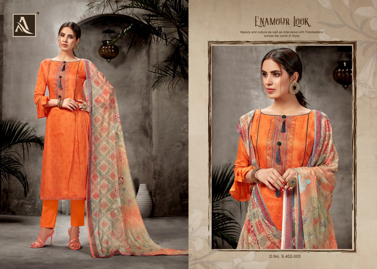Alok Present Olivia Dress Material Collection.