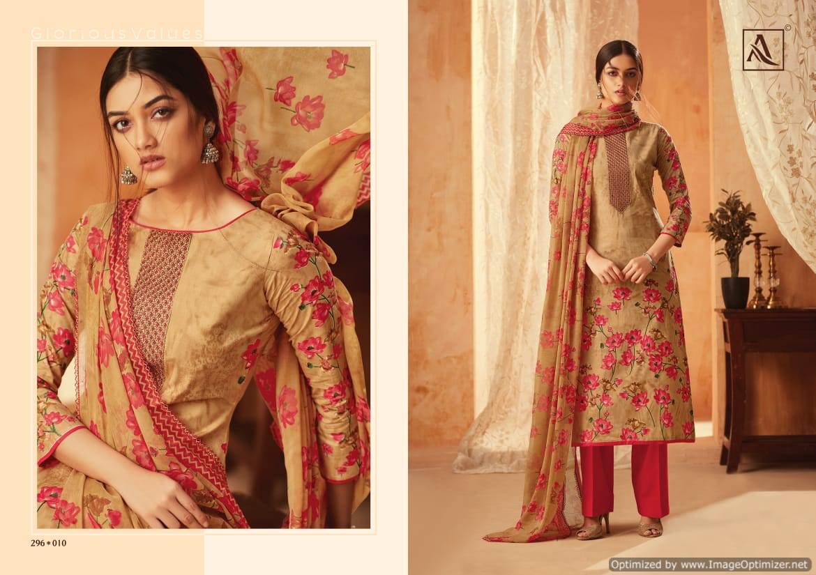 Alok Present Aasfa Digital Printed Dress Material Collection.