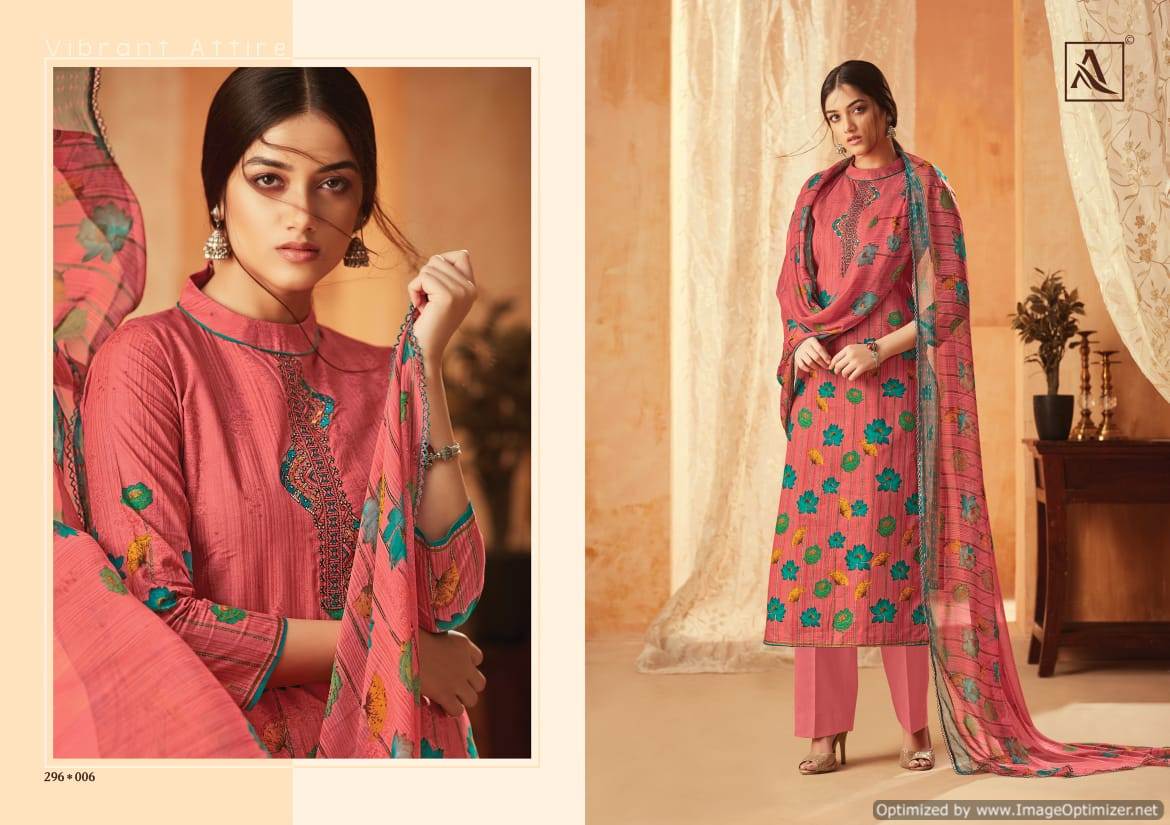 Alok Present Aasfa Digital Printed Dress Material Collection.