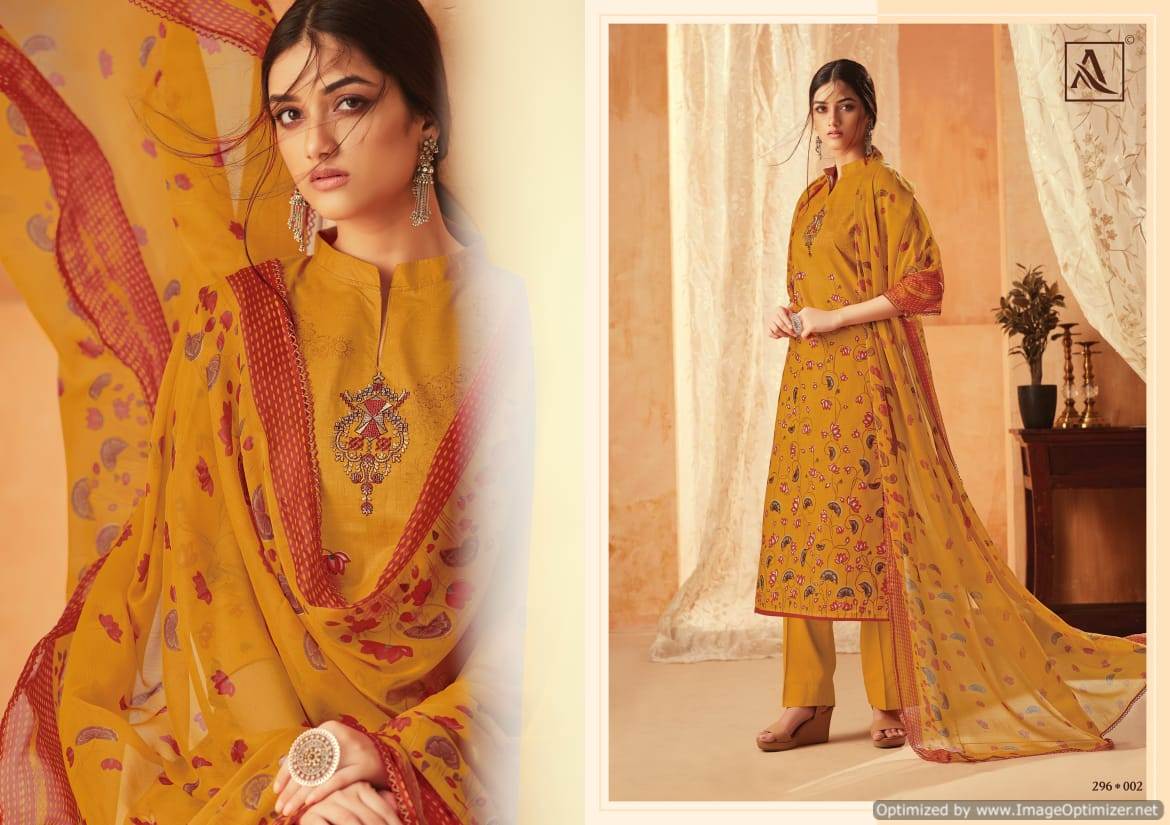Alok Present Aasfa Digital Printed Dress Material Collection.