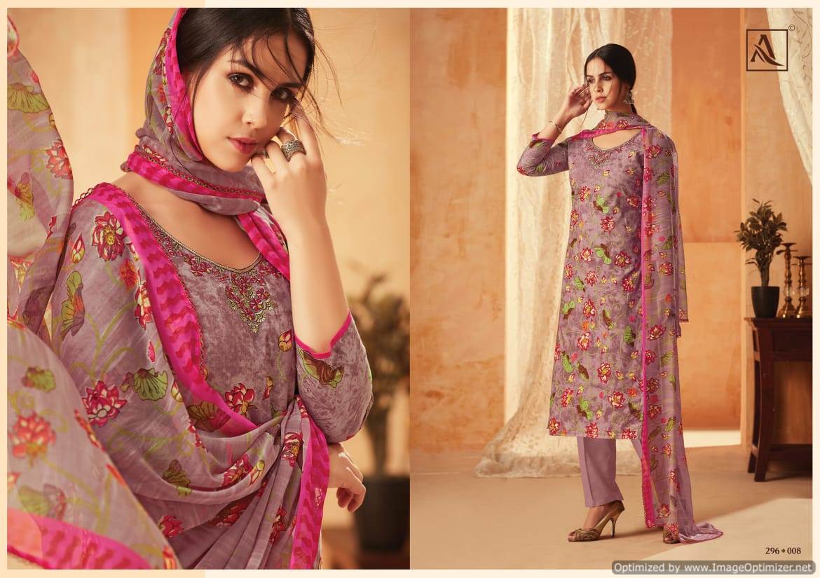 Alok Present Aasfa Digital Printed Dress Material Collection.
