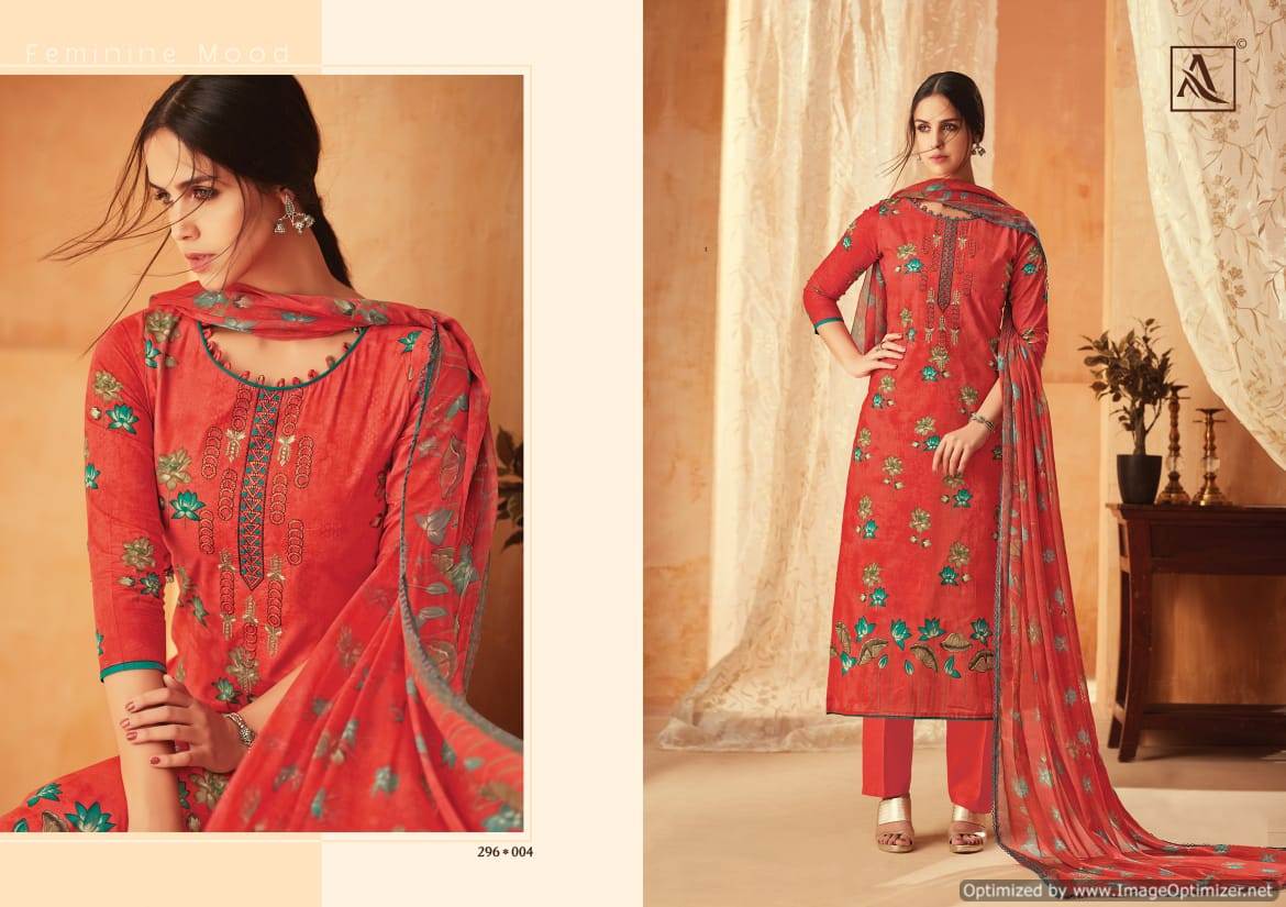 Alok Present Aasfa Digital Printed Dress Material Collection.