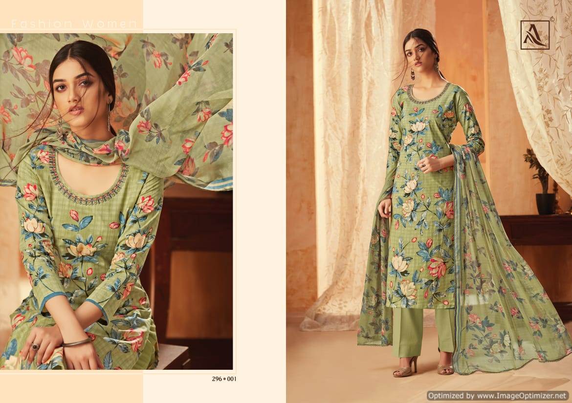Alok Present Aasfa Digital Printed Dress Material Collection.