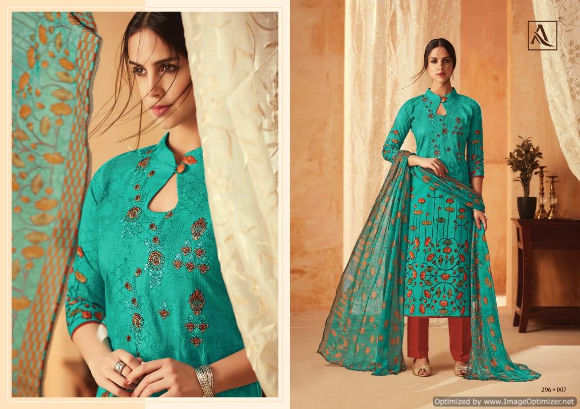 Alok Present Aasfa Digital Printed Dress Material Collection.