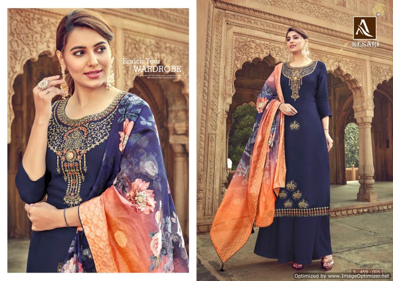 Alok Present Kesari Vol 2 Designer Dress Material Collection.