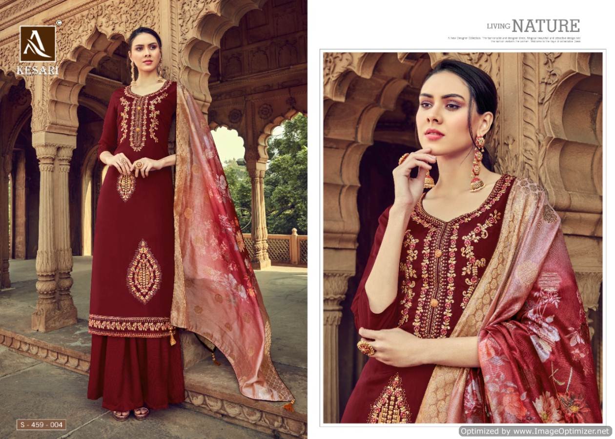Alok Present Kesari Vol 2 Designer Dress Material Collection.