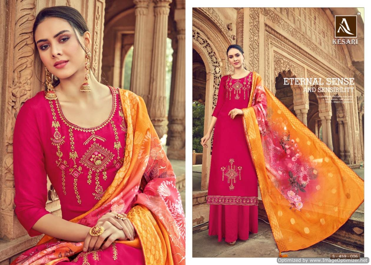 Alok Present Kesari Vol 2 Designer Dress Material Collection.