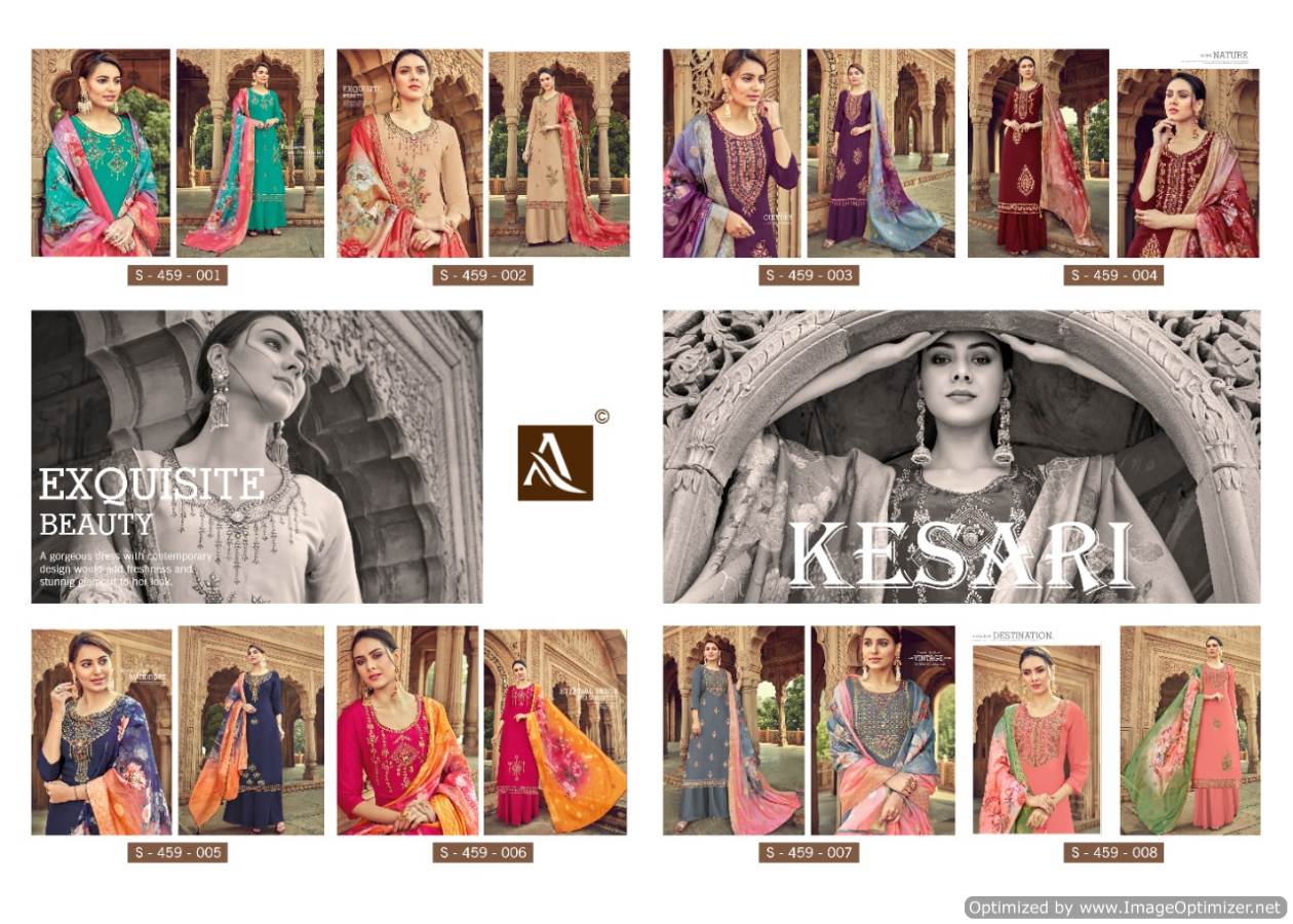 Alok Present Kesari Vol 2 Designer Dress Material Collection.