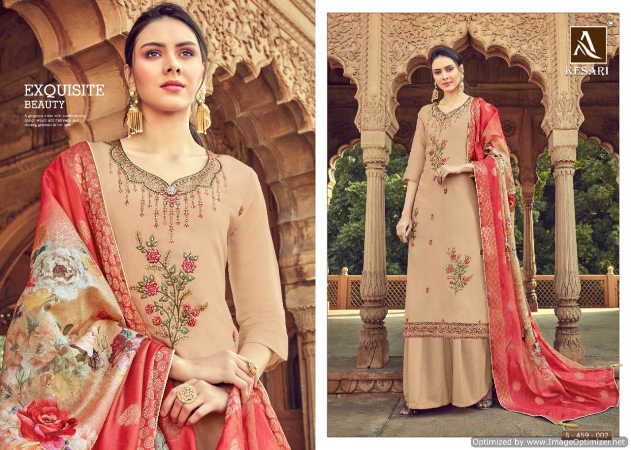 Alok Present Kesari Vol 2 Designer Dress Material Collection.
