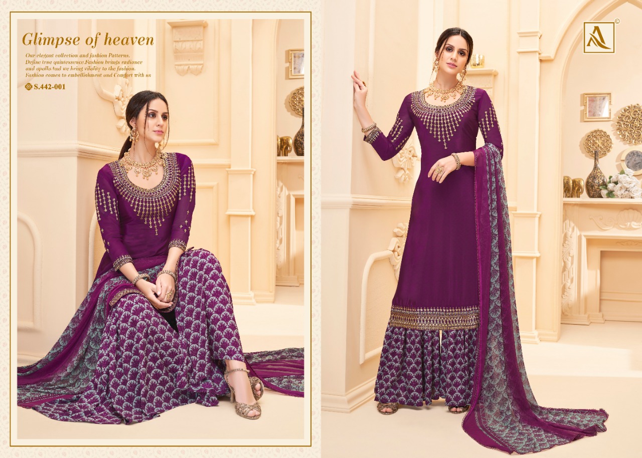 Alok Present Nakkashi Dress Material Catalogue Discount 2%