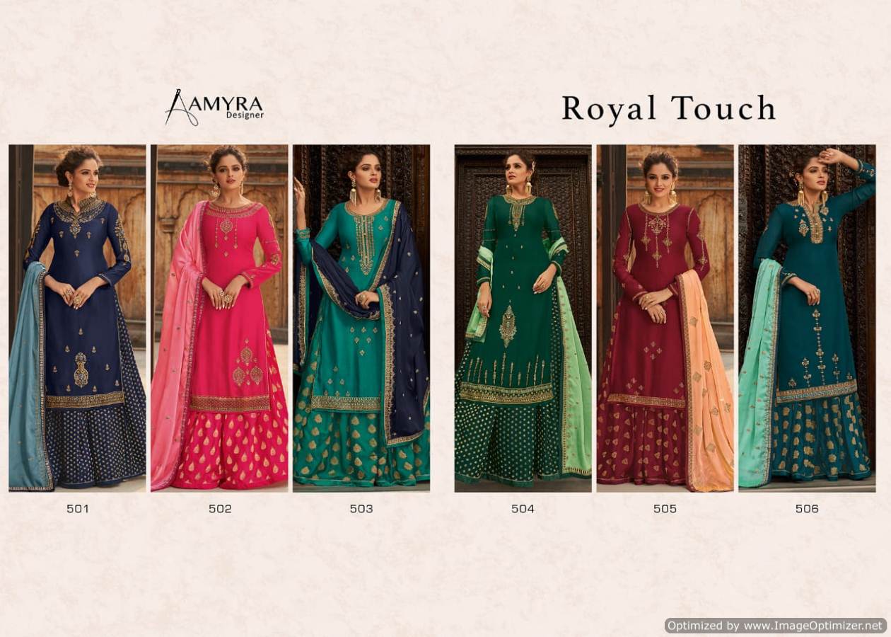 Amyra Present Royal Touch  Embroidered Rich Collection