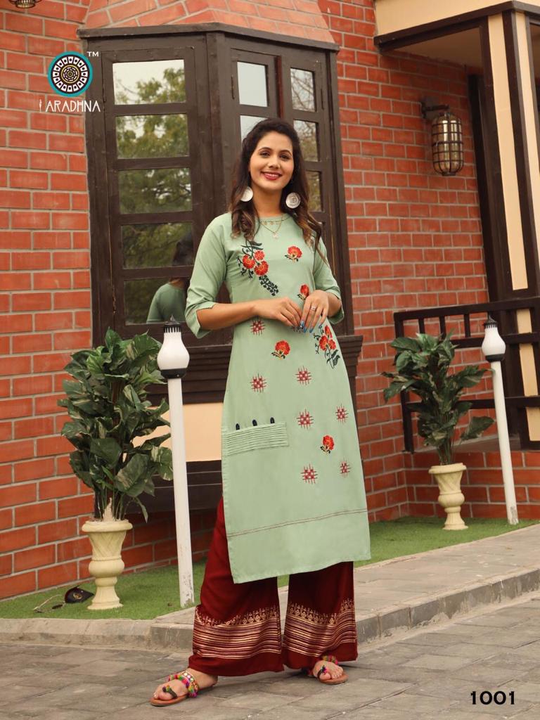 Aradhna Present Fashion Girl Vol 1 Kurtis Catalogue