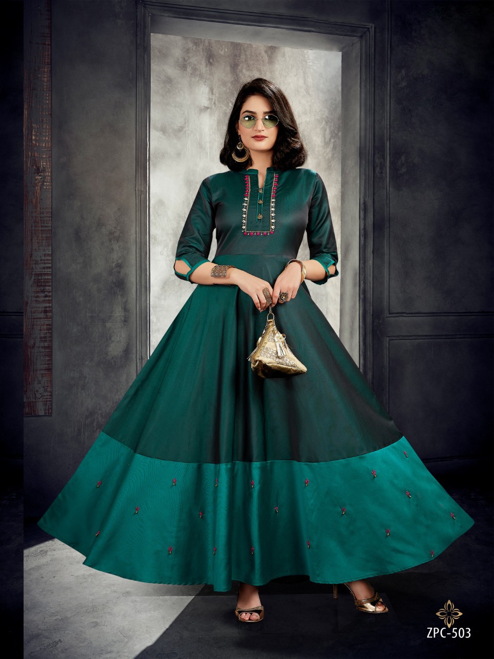Artriddhs Present Mirror Long Kurtis Catalogue