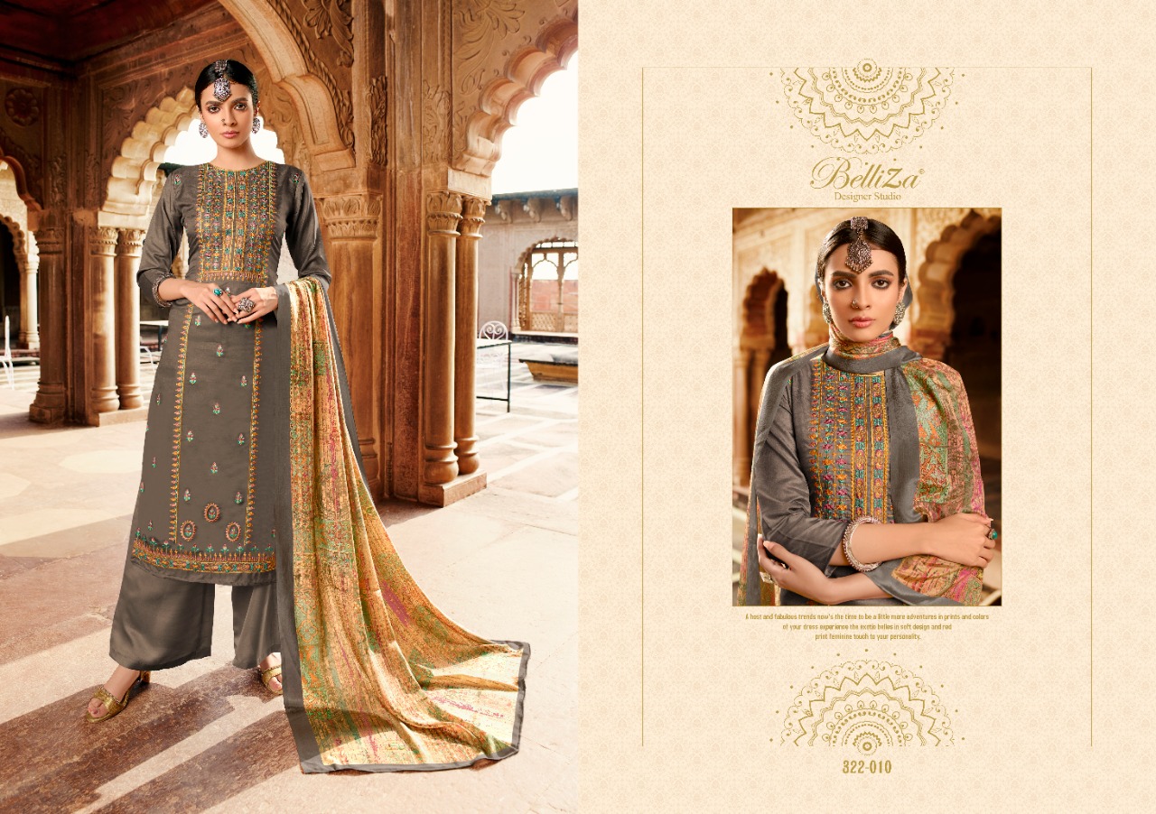 Belliza Present Mehreen Dress Material Catalogue