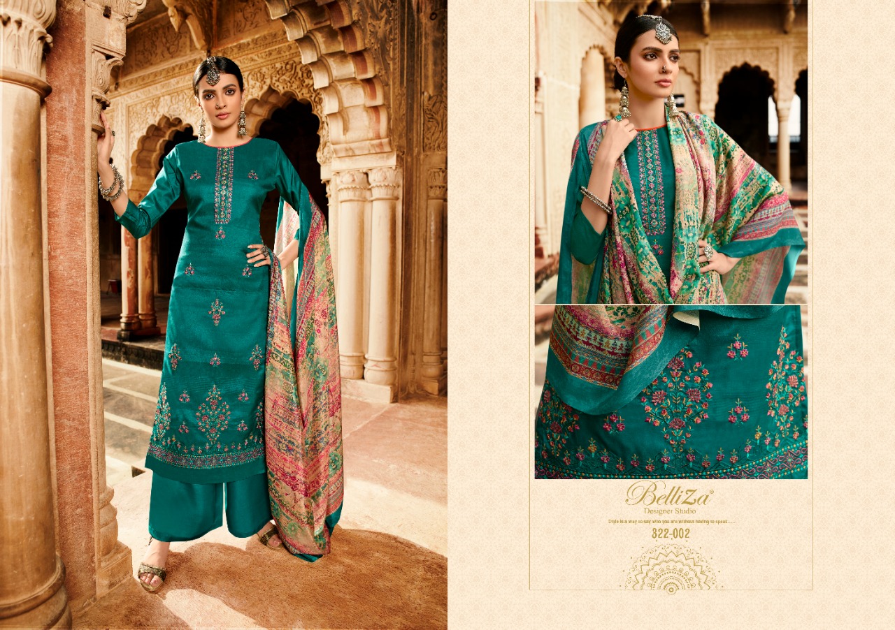 Belliza Present Mehreen Dress Material Catalogue