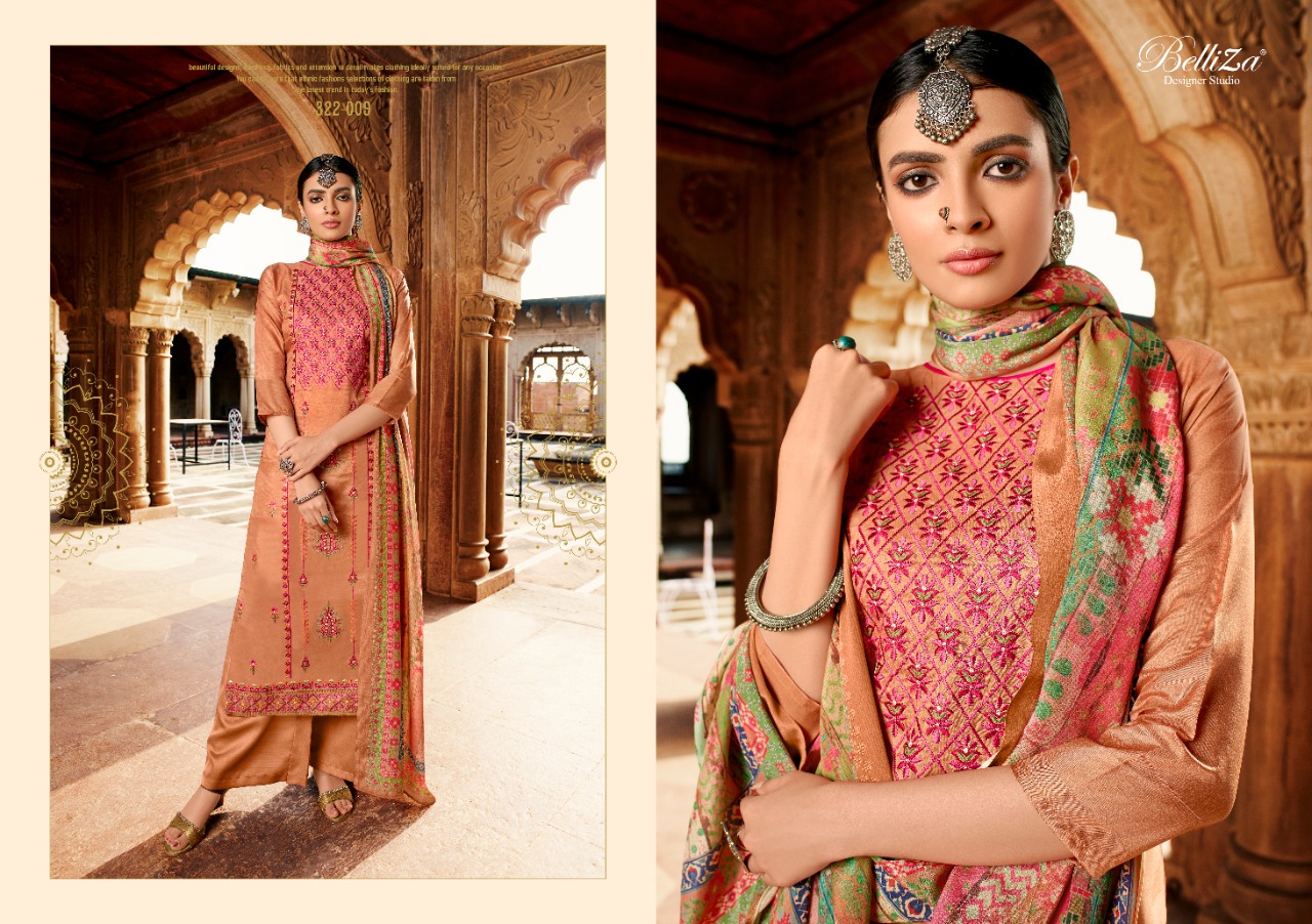 Belliza Present Mehreen Dress Material Catalogue
