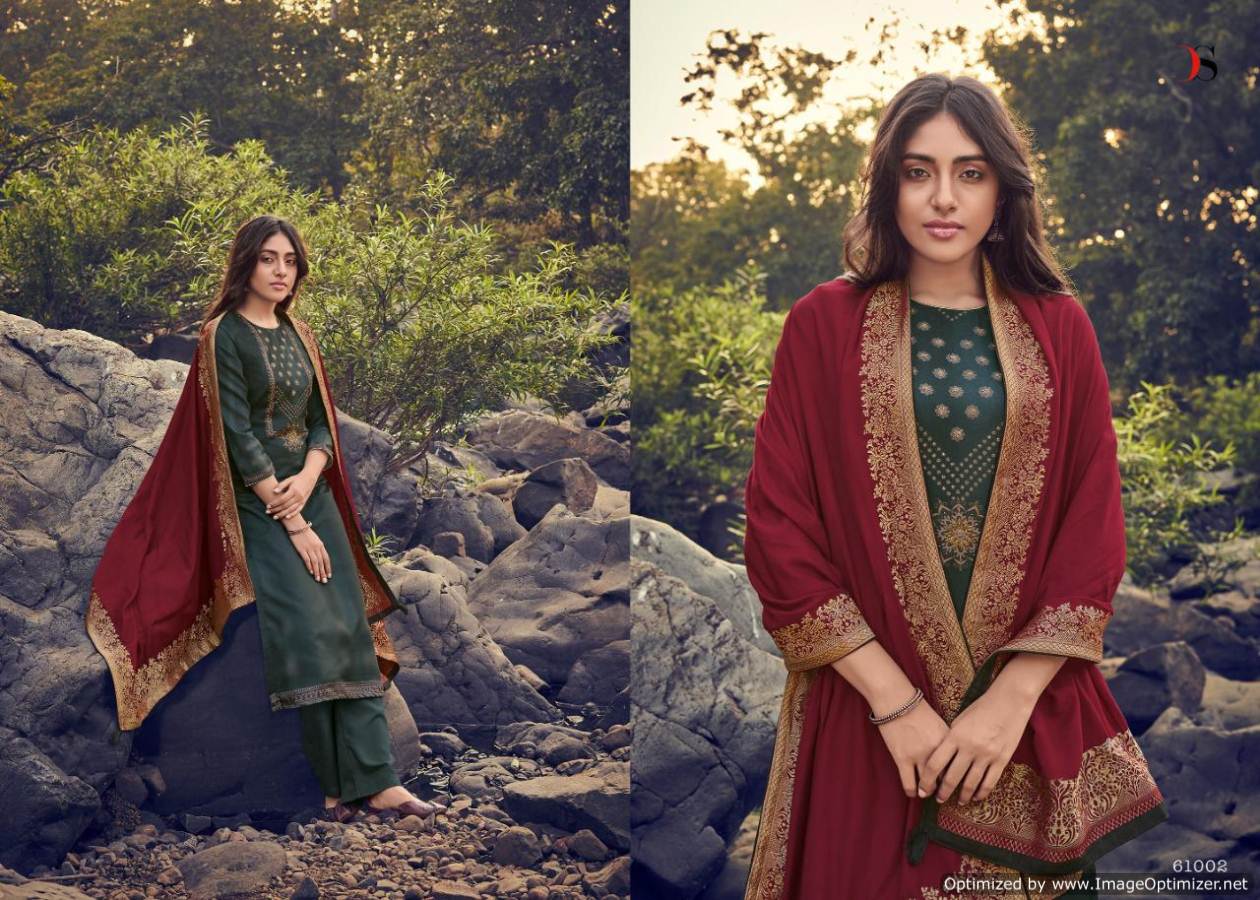 Deepsy Present Ahana Designer Dress Material Collection.