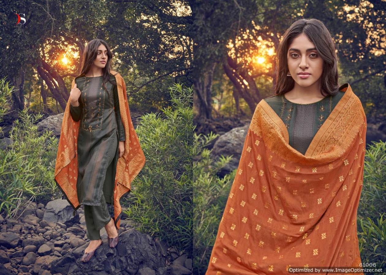 Deepsy Present Ahana Designer Dress Material Collection.